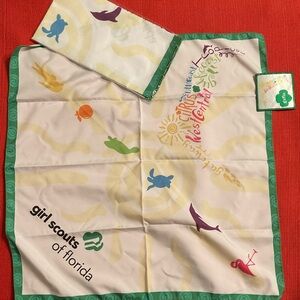 Girl Scouts of Florida bandanna and matching patch